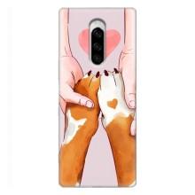 Чехол (ТПУ) Милые собачки для Sony Xperia 1 – Любовь к собакам