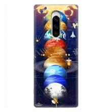 Чехол (ТПУ) с планетами на Sony Xperia 1 – Арт планети