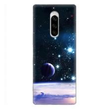 Чехол (ТПУ) с планетами на Sony Xperia 1 – Космический вид