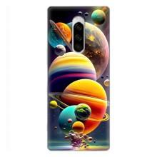 Чехол (ТПУ) с планетами на Sony Xperia 1 – Солнечна система