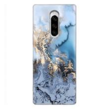 Мраморный чехол на Sony Xperia 1 (VPrint) (Нежный мрамор)