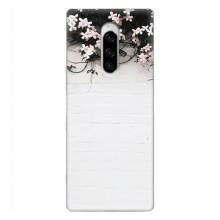 Чехлы с тематикой "ЦВЕТЫ" на Sony Xperia 1 (Цветы на стене)