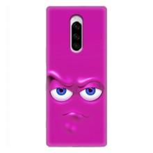 Силиконовые Чехлы (смешные стикеры) для Sony Xperia 1 – Хитрая мордочка