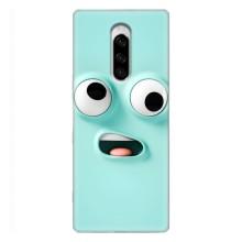 Силиконовые Чехлы (смешные стикеры) для Sony Xperia 1 – мордочка