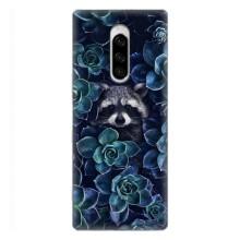 Силиконовый Чехол с Енотами на Sony Xperia 1 – В цветах
