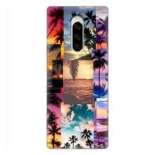 Силиконовый чехол с КАРТИНКАМИ лето для Sony Xperia 1 (AlphaPrint) (Летний отпуск)
