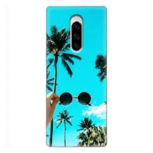 Силиконовый чехол с КАРТИНКАМИ лето для Sony Xperia 1 (AlphaPrint) (Взгляд лето)