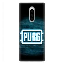 Чехол (TPU) с картинкой "Лого Пабг" на Сони Кспериа 1 – Лого PUBG