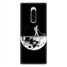 Силиконовый Чехол с принтом "Космонавты" на Sony Xperia 1 – Космонавт