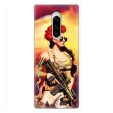 ЗСУ Чехлы (TPU) для Sony Xperia 1 – Женщина солдат