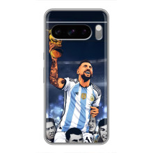 Чехлы для Sony Xperia 10 VII (Leo чемпион) (AlphaPrint) (Месси с кубком)