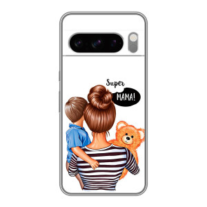 Чехол с печатью для Sony Xperia 10 VII - (Мама с ребенком) (AlphaPrint)