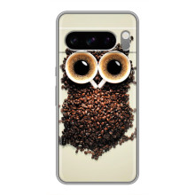 Чехлы с принтом СОВЫ для Sony Xperia 10 VII – Сова с зерен кофе