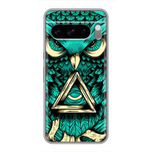 Чехлы с принтом СОВЫ для Sony Xperia 10 VII – Зеленая сова