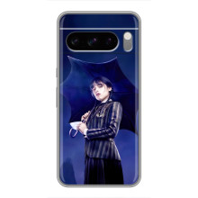 Чехлы с принтом Уэнсдей на Sony Xperia 10 VII – Уэнсдей с зонтом