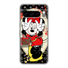 Чехол Disney Mouse Sony Xperia 10 VII (PREMIUMPrint) (Минни peace)