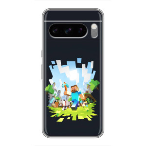 Чехол Майнкрафт на Sony Xperia 10 VII (AlphaPrint) Minecraft