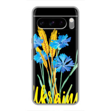 Чехол на Sony Xperia 10 VII Украинский дизайн – Ukraine в цветочках