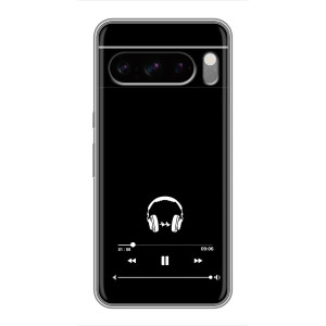 Чохол з картинками на чорному фоні для Sony Xperia 10 VII – Плеєр