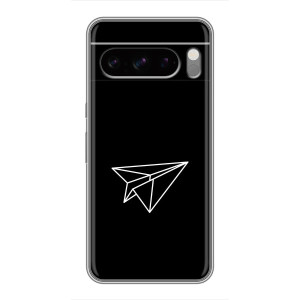 Чохол з картинками на чорному фоні для Sony Xperia 10 VII – Літак