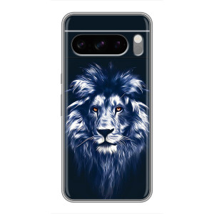 Чехол с картинкой на Sony Xperia 10 VII – Лев - синий