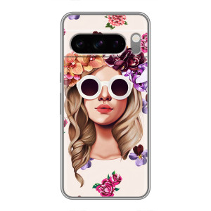 Чехол с картинкой Модные Девчонки Sony Xperia 10 VII (Девушка в очках)
