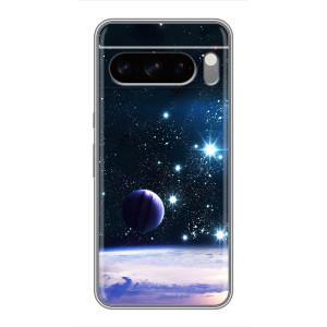 Чехол (ТПУ) с планетами на Sony Xperia 10 VII – Космический вид