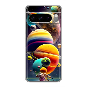 Чехол (ТПУ) с планетами на Sony Xperia 10 VII – Солнечна система