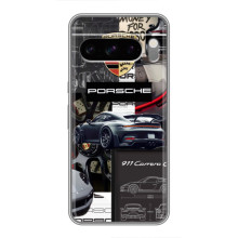 Чехол с авто Порше для Sony Xperia 10 VII – Коллаж Порше