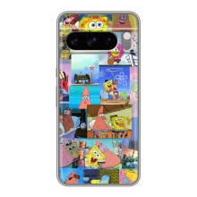 Силиконовый чехол Спанч Боб на Сони Эксперия 10 Семь (Комиксы Спанч Боб)