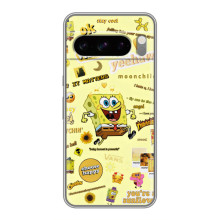 Силиконовый чехол Спанч Боб на Сони Эксперия 10 Семь (Спанч Боб бежит)