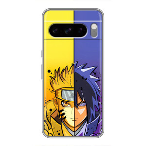 Купить Чехлы на телефон с принтом Anime для Sony Xperia 10 VII (Naruto Vs Sasuke)