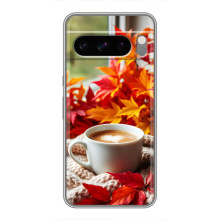 Чехол с уникальным дизайном «Осень с кофе» для Sony Xperia 10 VII