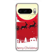 Рождественские Чехлы для Sony Xperia 10 VII (VPrint) (Санта с оленями)