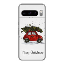 Рождественские, Праздничные Чехлы для Со́ни Экспе́рия 10 VII – Машина с елкой
