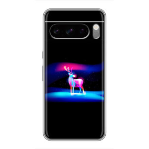 Силиконовый бампер с картинкой животных для Sony Xperia 10 VII (Яркий олень)