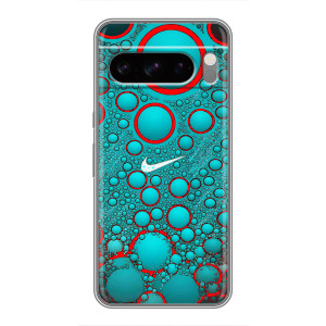 Силиконовый Чехол на Sony Xperia 10 VII с картинкой Nike (Найк зеленый)