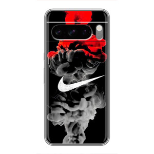 Силиконовый Чехол на Sony Xperia 10 VII с картинкой Nike (Nike дым)
