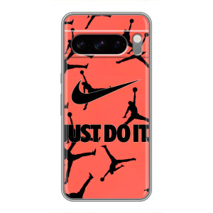 Силиконовый Чехол Nike Air Jordan на Сони Эксперия 10 Семь – Just Do It