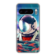 Силиконовый Чехол с принтом "Космонавты" на Sony Xperia 10 VII – Космонавт в воде