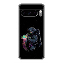 Силиконовый Чехол с принтом "Космонавты" на Sony Xperia 10 VII – В руках земля