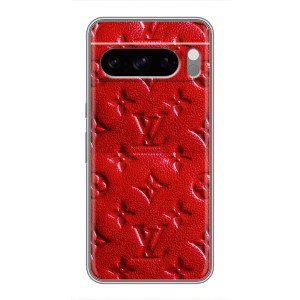 Текстурный Чехол Louis Vuitton для Сони Эксперия 10 Семь (Красный ЛВ)