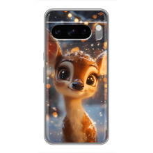 Яскравий чохол для Sony Xperia 10 VII з Зимові Оленята – Оленятко серед герлянд