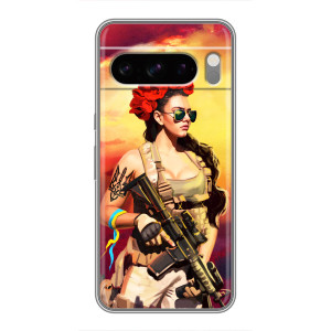 ЗСУ Чехлы (TPU) для Sony Xperia 10 VII – Женщина солдат