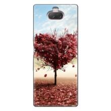 Чехлы для любимой на Сони Хпериа 10 (VPrint) (Дерево сердце)