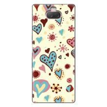 Чехлы для любимой на Сони Хпериа 10 (VPrint) (Сердечки)