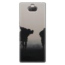 Чехлы на военную тематику для Sony Xperia 10 – Бой солдат
