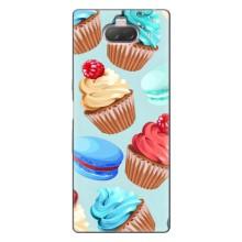 Чехлы с Фруктами для Sony Xperia 10 (VPrint) (Кексики)