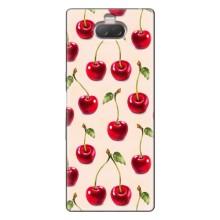 Чехлы с Фруктами для Sony Xperia 10 (VPrint) (Вишня)