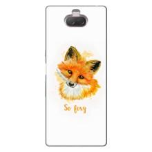 Чехлы с картинкой Лисички для Sony Xperia 10 (VPrint) (Девочка Лиса)
